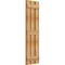 Ekena Millwork Spaced Board-n-Batten Shutters, Rough Sawn Western Red Cedar, 17 1/8W x 58H, PR RBS06S17X058RWR - alternate 2